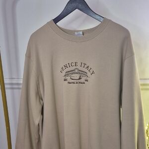 Beige Venice Italy Sweatshirt
